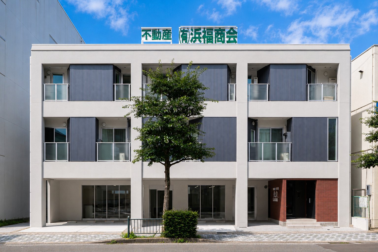 新社屋「Re:BIRTH道の尾」外観