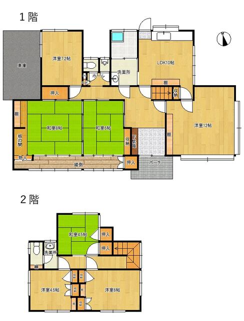 長崎市 滑石3丁目 2階建 7LDK